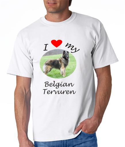 Dogs - Belgian Tervuren Picture on a Mens Shirt